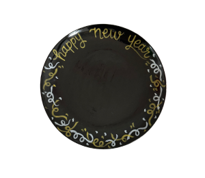 Schaumburg New Year Confetti Plate