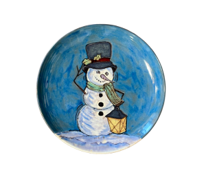 Schaumburg Rustic Glazed Snowman