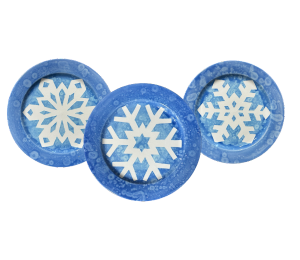 Schaumburg Paper Snowflake Plate
